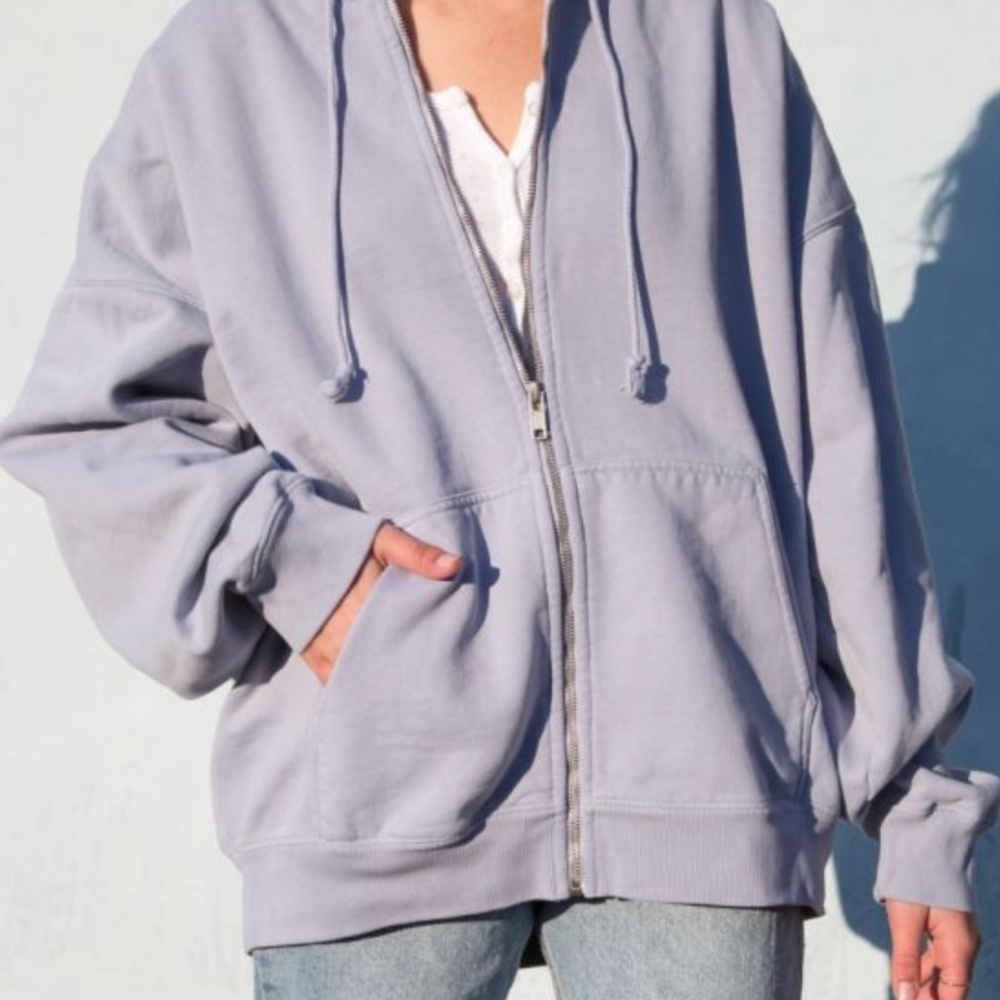 Brandy Melville Christy Zip Up Hoodie